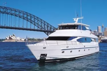Salt Motoryacht Cruising on Sydney Harbour Salt motoryacht by Dreamboats cruising on Sydney Harbour with Harbour Bridge and Opera House in the background